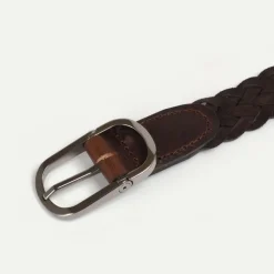 Cliquet Belt / braided leather