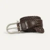 Manille Belt / braided leather