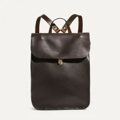 Puncho leather backpack