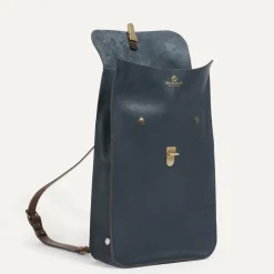 Puncho leather backpack