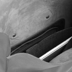 Puncho leather backpack